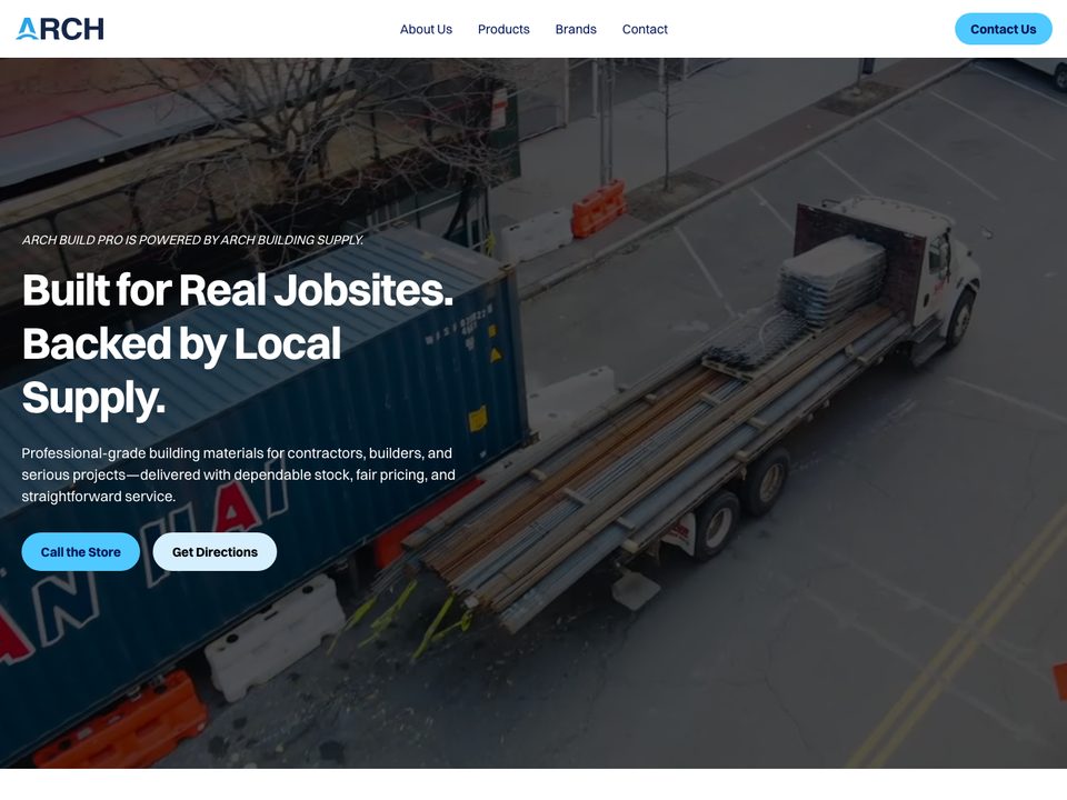Arch Building Supply – Social Media + Website Development case study by Sitting Pretty Creative