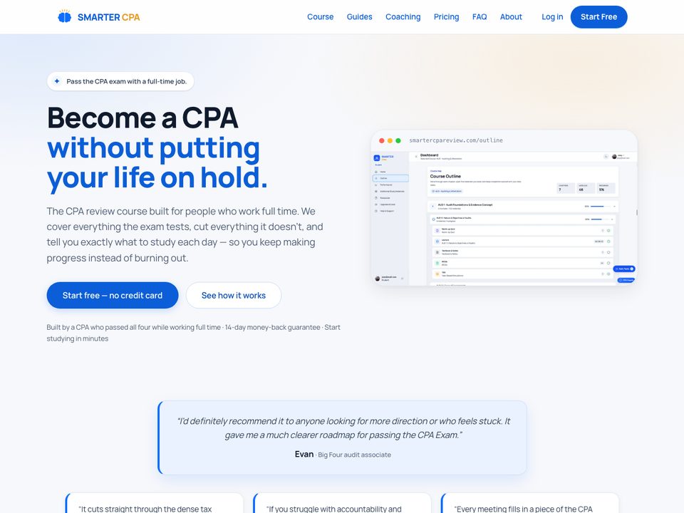 Smarter CPA – Website Development case study by Sitting Pretty Creative